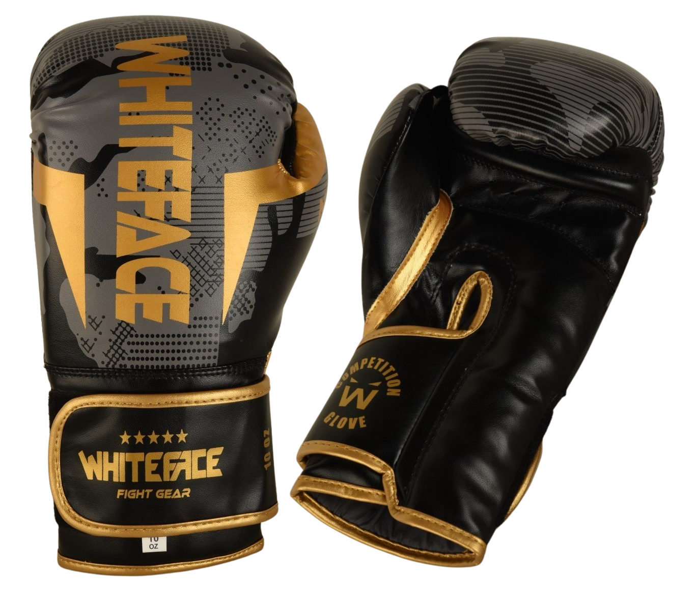 Whiteface KAMUFLAJ Boks/Kickboks/Muay Thai Eldiven (Siyah) WTFB312