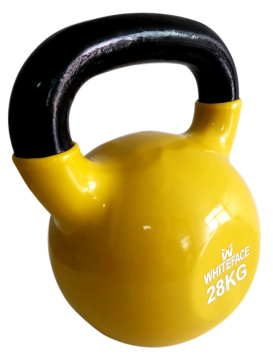 WHİTEFACE KETTLEBELL(ÇAYDANLIK TİPİ DAMBIL) 28 KG (SARI-SİYAH)