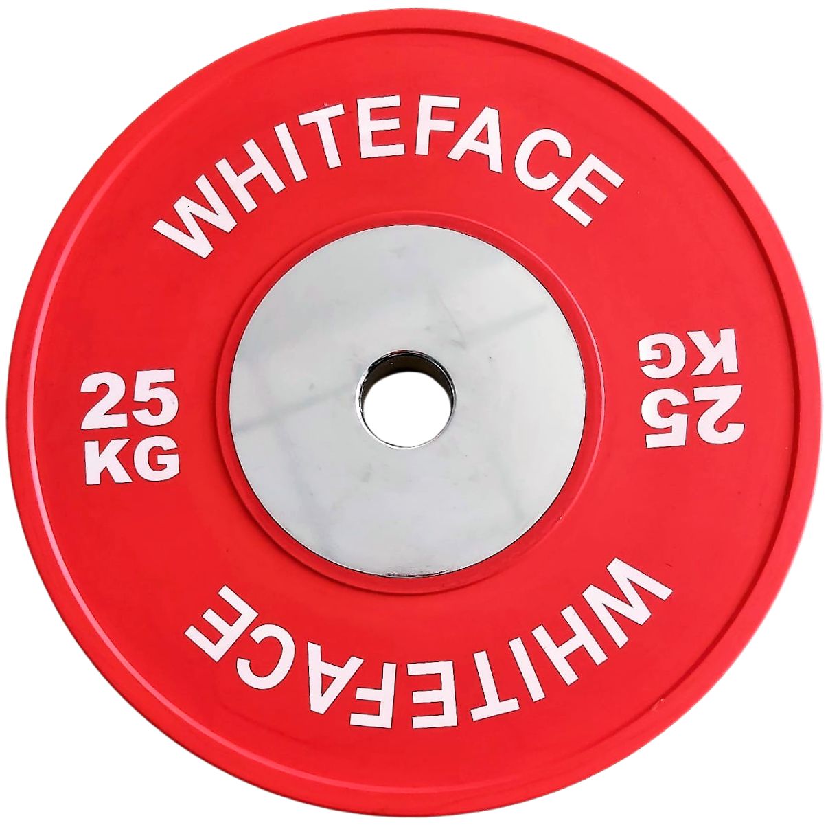 WHİTEFACE OLİMPİK HALTER PLAKASI (DİSK) 25KG (KIRMIZI)