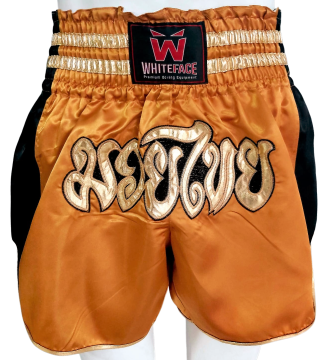 Whiteface Muay Thai Elite Şort (Gold-Siyah)