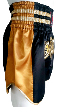 Whiteface Muay Thai Elite Şort (Siyah-Gold)