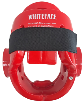 Whiteface Taekwondo Camlı Mantar Kask (Kırmızı)