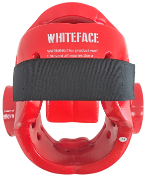 Whiteface Taekwondo Camlı Mantar Kask (Kırmızı)