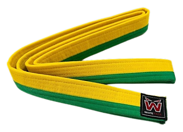 Whiteface Taekwondo Kuşak (Sarı-Yeşil)