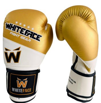 WHITEFACE BOKS ELDİVENİ SUPERNOVA (MUAY THAI - KICK BOKS MAÇ ELDİVENİ) (GOLD) 8-10-12 oz.