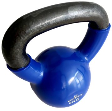 WHİTEFACE KETTLEBELL(ÇAYDANLIK TİPİ DAMBIL) 6 KG (MAVİ-SİYAH)