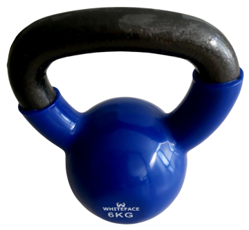 WHİTEFACE KETTLEBELL(ÇAYDANLIK TİPİ DAMBIL) 6 KG (MAVİ-SİYAH)