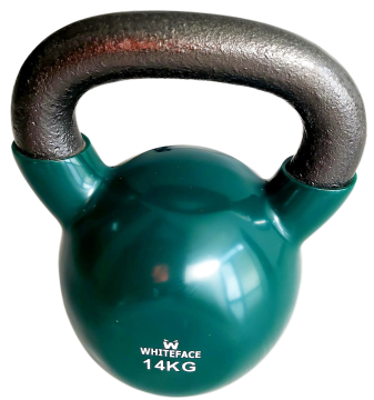 WHİTEFACE KETTLEBELL(ÇAYDANLIK TİPİ DAMBIL 14KG (KOYU YEŞİL-SİYAH)