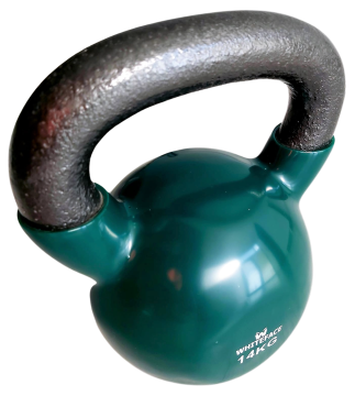 WHİTEFACE KETTLEBELL(ÇAYDANLIK TİPİ DAMBIL 14KG (KOYU YEŞİL-SİYAH)