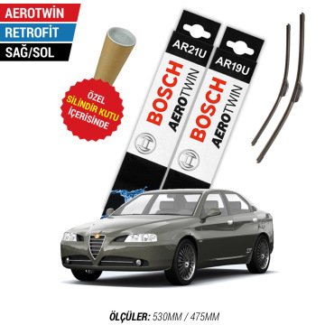 Alfa Romeo 166 Silecek (1998-2007) Bosch Aerotwin Retrofit