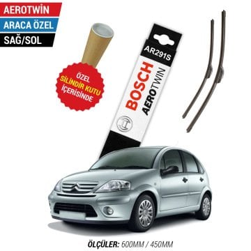 Citroen C3 Silecek Takımı (2002-2009) Bosch Aerotwin AR291S