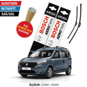 Dacia Dokker Silecek Takımı (2012-2015) Bosch Aerotwin