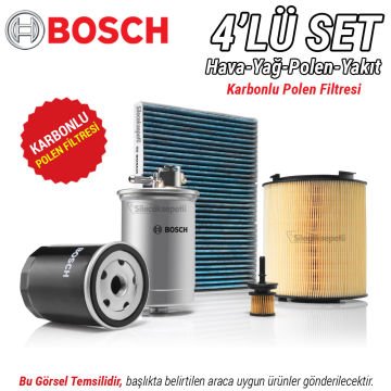 VW Bora 1.6 Bosch Filtre Bakım Seti (1998-2005) BCB