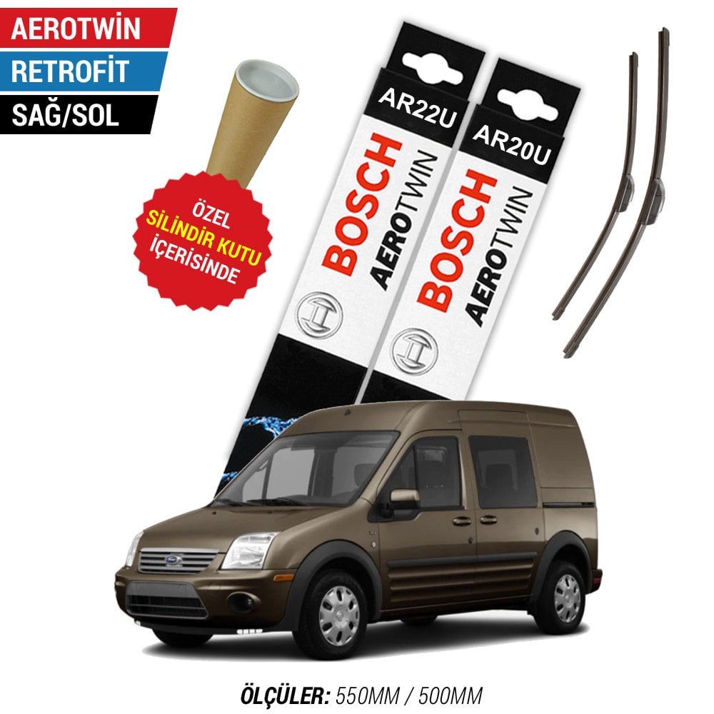 Ford Connect Silecek Takımı (2002-2013) Bosch Aerotwin