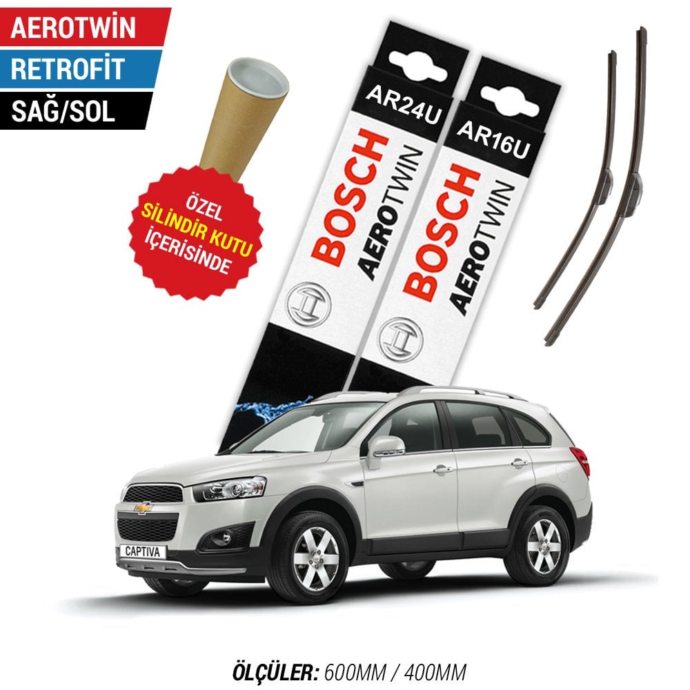 Chevrolet Captiva Silecek Takımı (2006-2013) Bosch Aerotwin