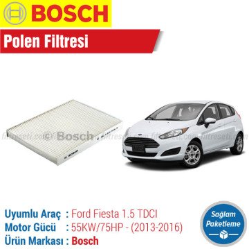 Ford Fiesta 1.5 TDCI Bosch Filtre Bakım Seti (2013-2016)