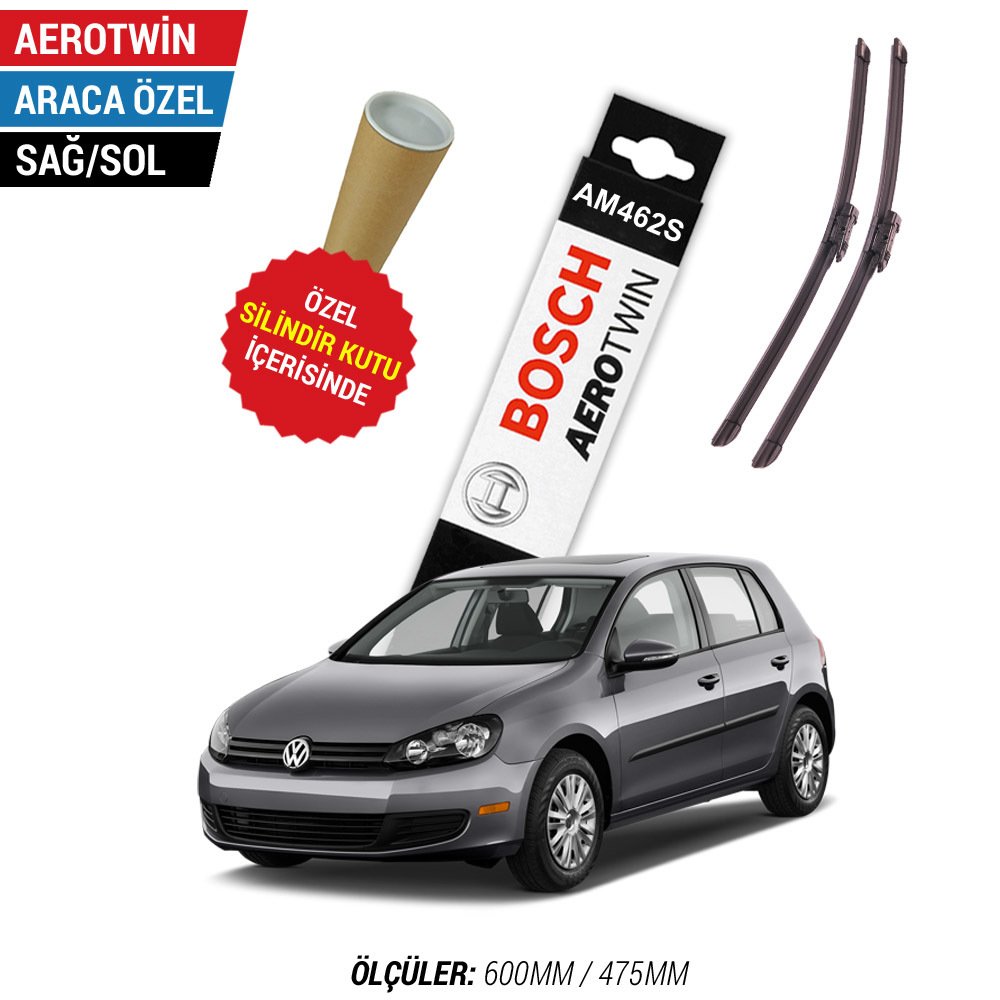 VW Golf 6 Silecek Takımı (2009-2012) Bosch Aerotwin AM462S