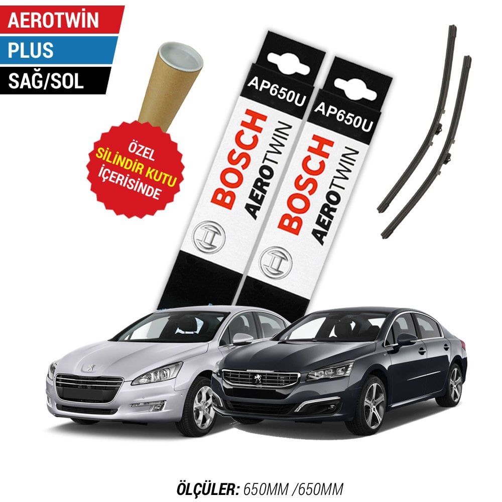 Peugeot 508 Silecek Takımı (2011-2017) Bosch Aerotwin Plus