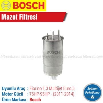 Fiat Fiorino 1.3 Multijet E5 Bosch Mazot Filtresi (2011-2014)