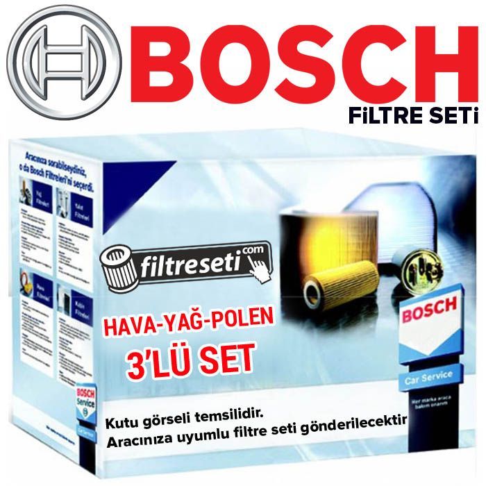 Ford Focus 1.6 Ti-VCT Bosch Filtre Bakım Seti (2011-2015)