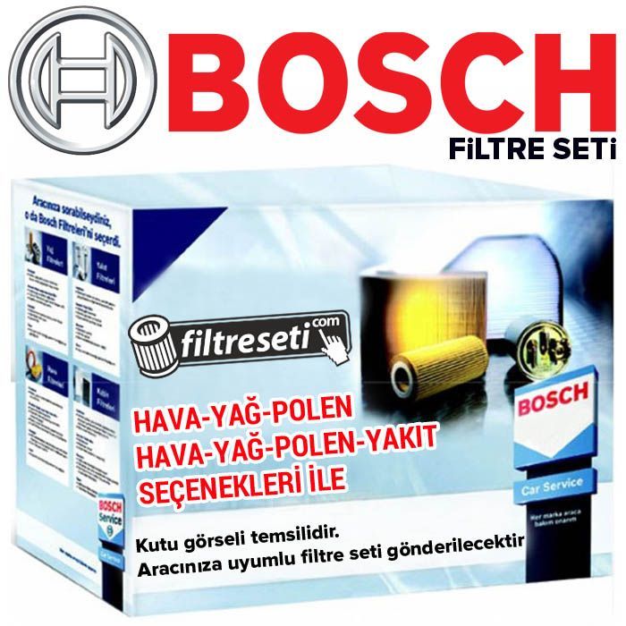 Volvo C30 1.6D Bosch Filtre Bakım Seti (2007-2012)