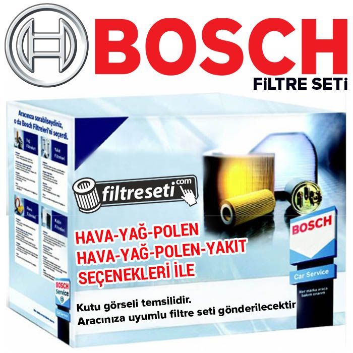 Volvo S60 1.6 Dizel Bosch Filtre Bakım Seti (2011-2015)