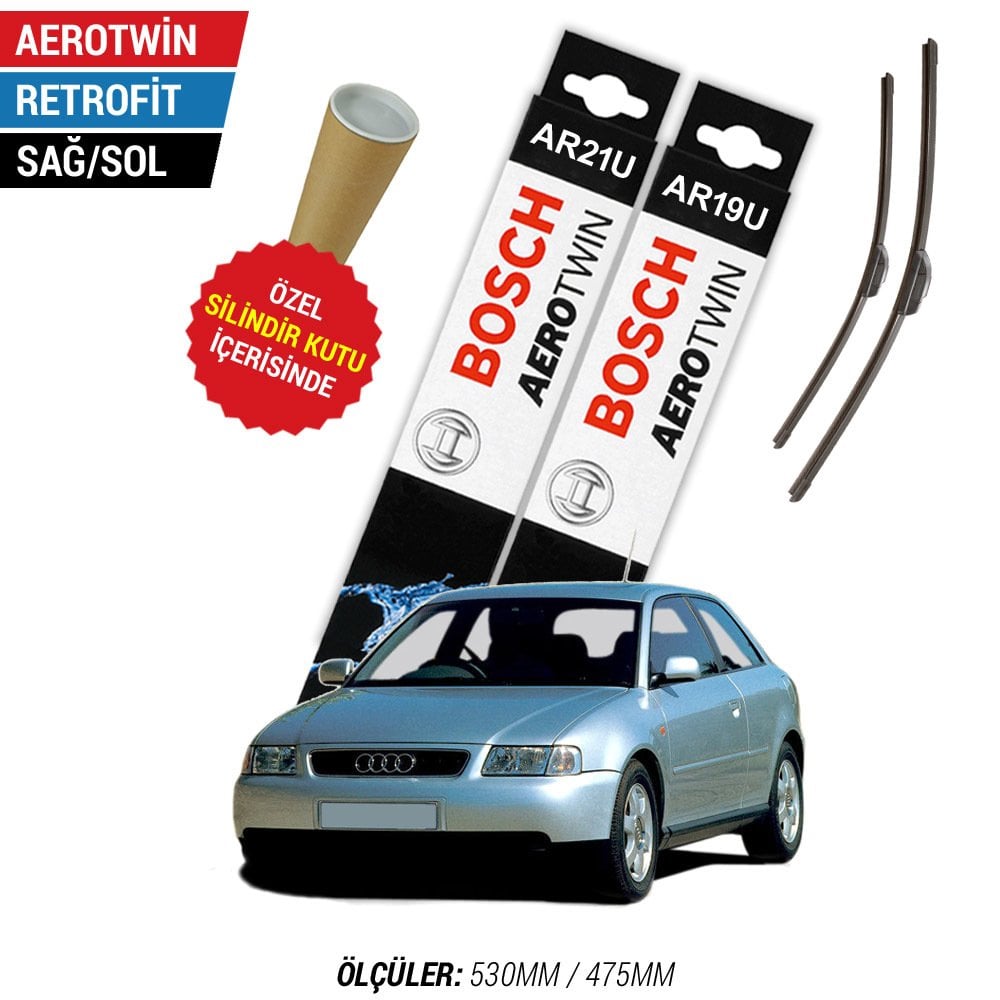 Audi A3 Silecek Takımı (1998-2002) Bosch Aerotwin Retrofit