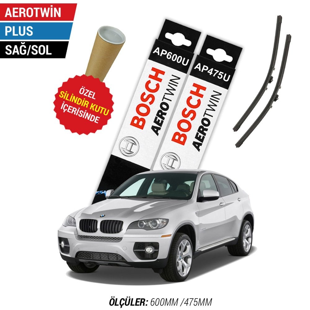 BMW X6 Silecek Takımı (2008-2012 E71) Bosch Aerotwin Plus