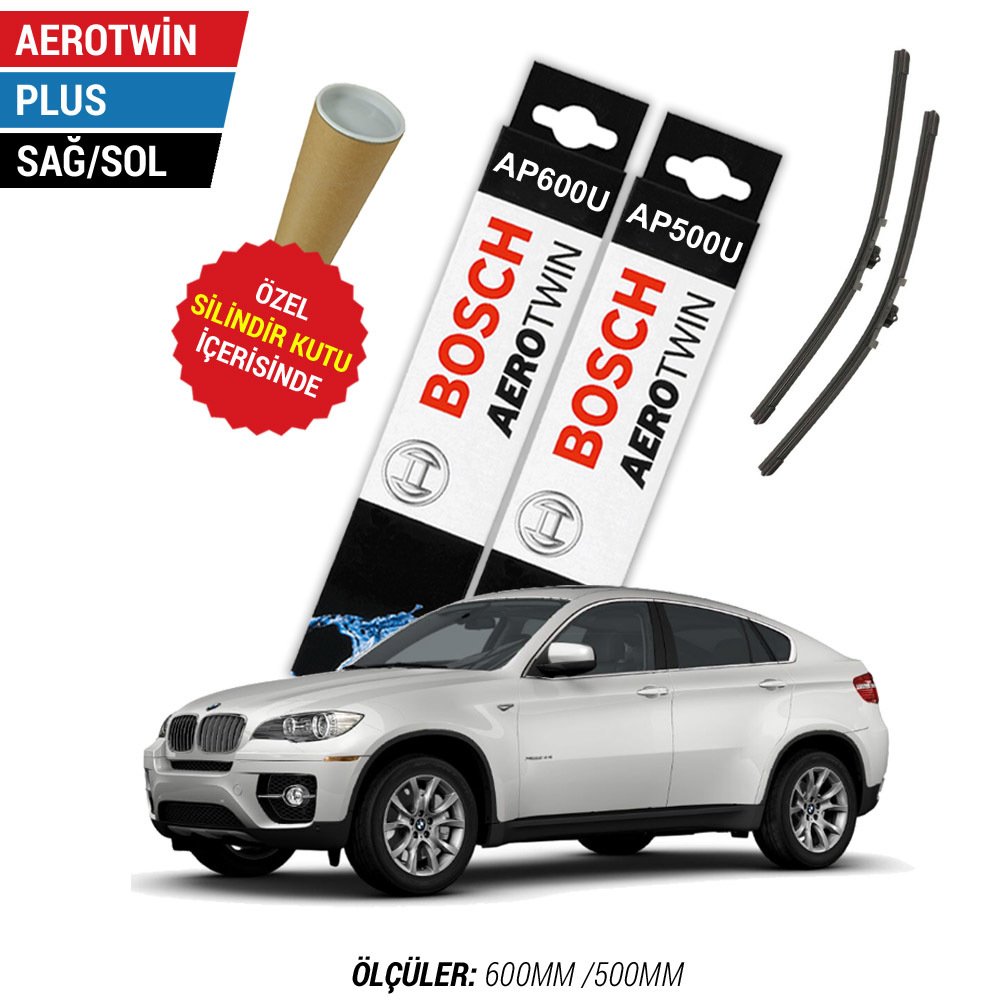 BMW X6 Silecek Takımı (2013-2014 E71) Bosch Aerotwin Plus