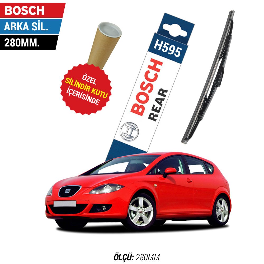 Seat Leon Arka Silecek (2006-2008) Bosch Rear