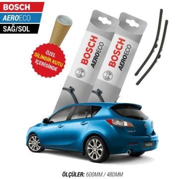 Mazda 3 Hatchback Silecek Takımı (2009-2013) Bosch Aeroeco