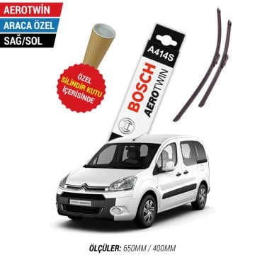 Citroen Berlingo Silecek Seti (2008-2018) Bosch Aerotwin A414S