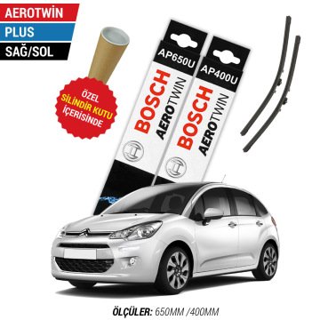 Citroen C3 Silecek Takımı (2010-2015) Bosch Aerotwin Plus