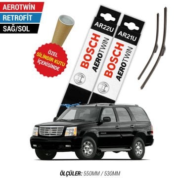 Cadillac Escalade Silecek Seti (2001-2006) Bosch Aerotwin