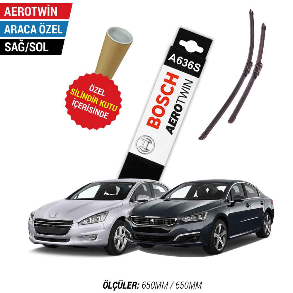 Peugeot 508 Silecek Takımı (2011-2017) Bosch Aerotwin A636S