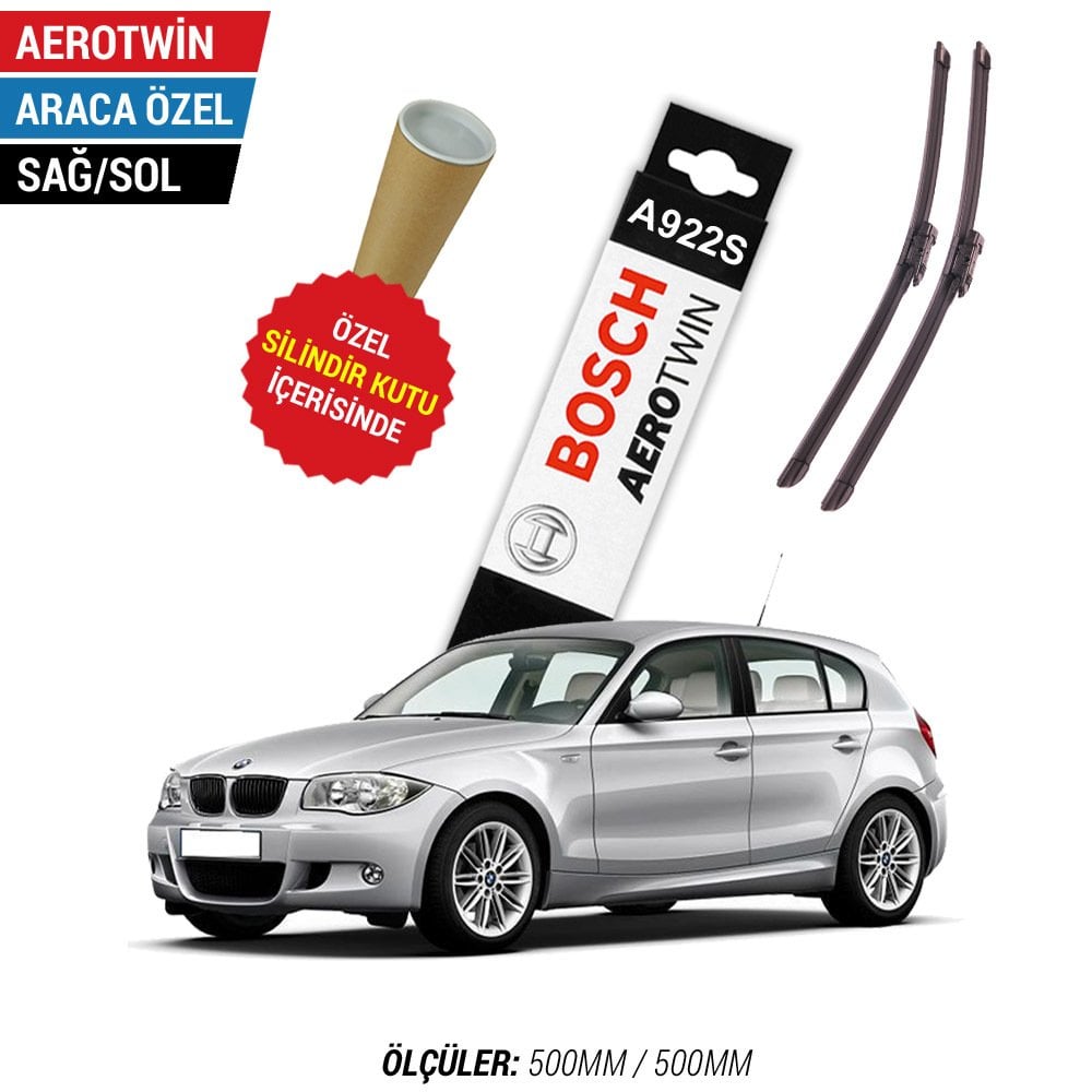 Bmw 1 Serisi Silecek Seti (2004-2011 E81-E87) Bosch Aerotwin A922S