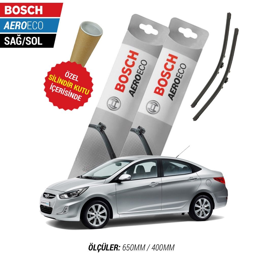 Hyundai Accent Blue Silecek Takımı (2011-2015) Bosch Aeroeco