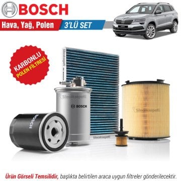 Skoda Karoq 1.0 TSI Bosch Filtre Bakım Seti (2018-2020)