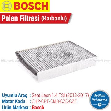 Seat Leon 1.4 TSI Bosch Aktif Karbonlu Polen Filtresi (2013-2017)