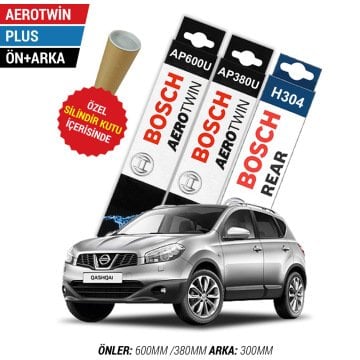 Nissan Qashqai Ön Arka Silecek (2007-2013) Bosch Aerotwin Plus