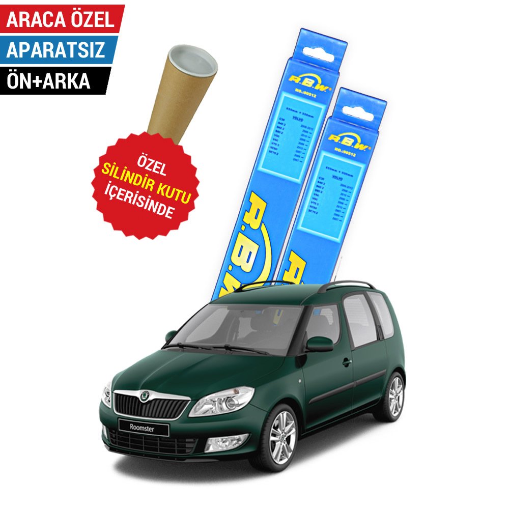 Skoda Roomster Ön Arka Silecek Takımı (2006-2013) RBW