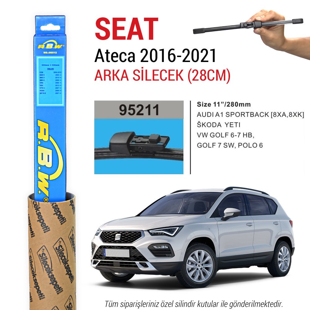 Seat Ateca RBW Arka Silecek (2016-2021)