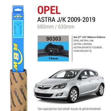 Opel Astra J / K RBW Muz Silecek Takımı (2009-2021)