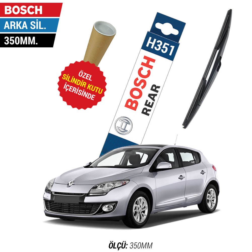 Megane 3 Arka Silecek (2010-2014) Bosch Rear