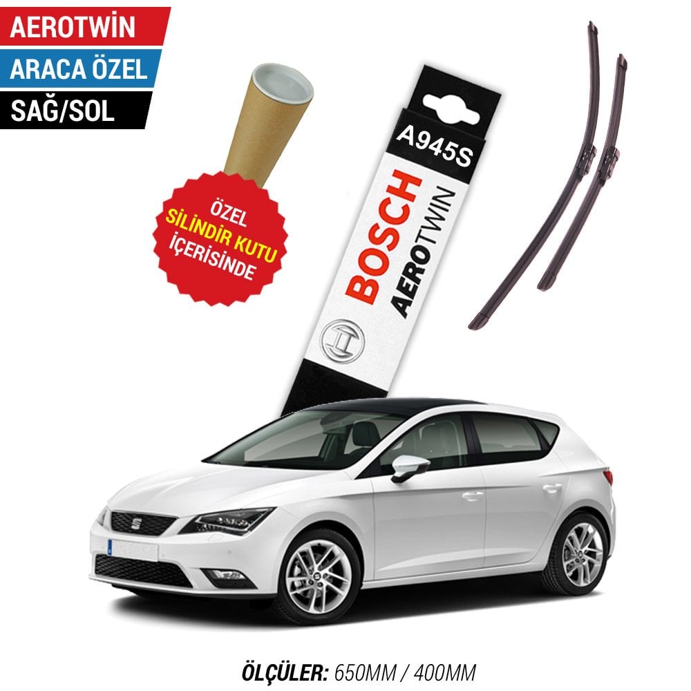 Seat Leon Silecek Seti (2013-2020 MK3) Bosch Aerotwin A945S