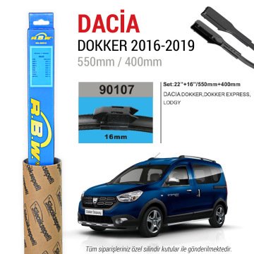 Dacia Dokker RBW Muz Silecek Takımı (2016-2019)