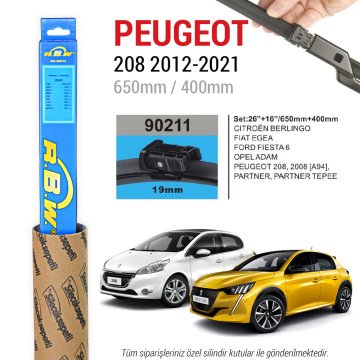 Peugeot 208 RBW Muz Silecek Takımı (2012-2021)