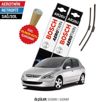 Peugeot 307 Silecek Takımı (2001-2004) Bosch Aerotwin