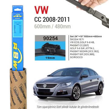 Volkswagen CC RBW Muz Silecek Takımı (2008-2011)
