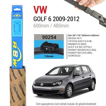 VW Golf 6 RBW Muz Silecek Takımı (2009-2012)